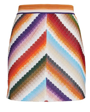 Missoni Diagonal Knit Mini Skirt | INTERMIX®