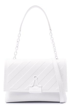 Женская белая сумка diag OFF-WHITE — купить за 112500 руб. в интернет-магазине ЦУМ, арт. 0WNA120E20LEA0090100