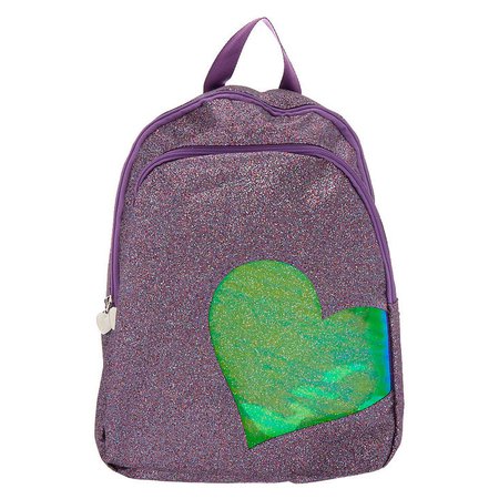 Glitter Functional Backpack - Purple | Claire's US