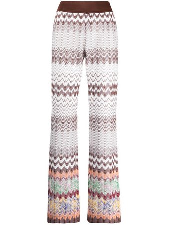 Missoni signature zigzag pattern trousers - FARFETCH
