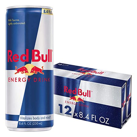 Amazon.com : Red Bull Energy Drink 8.4 Fl.Oz. (12 pack) : Grocery & Gourmet Food