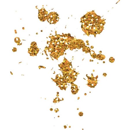 gold glitter drops