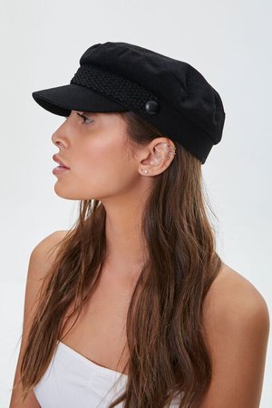Grosgrain-Strap Cabbie Hat