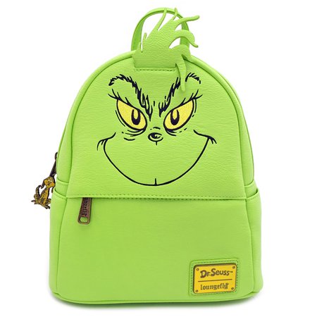 LOUNGEFLY X DR. SEUSS THE GRINCH COSPLAY MINI BACKPACK - Bags
