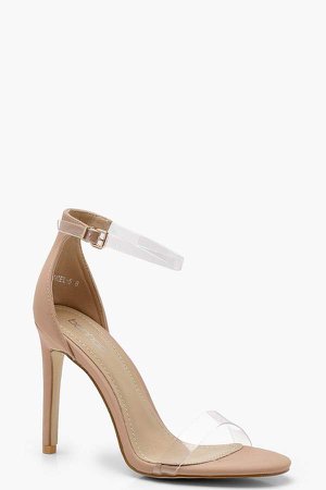 Clear Band 2 Part Heels