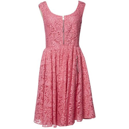 Prada Pink Mini Zip-Up Dress