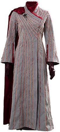 Amazon.com: Cosplaysky Game of Thrones Season 7 Costume Daenerys Targaryen Dress X-Small Grey: Clothing