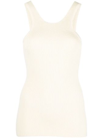 TOTEME Curved Compact jersey-knit Tank Top - Farfetch