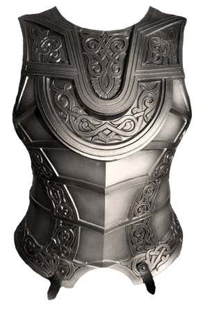 chest armor type metal png