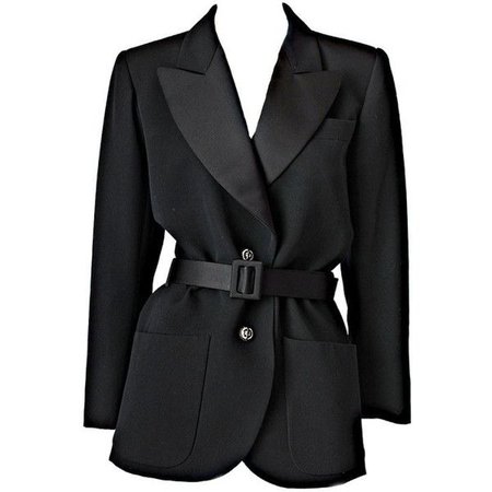 YSL Belted Tuxedo Jacket ($750)