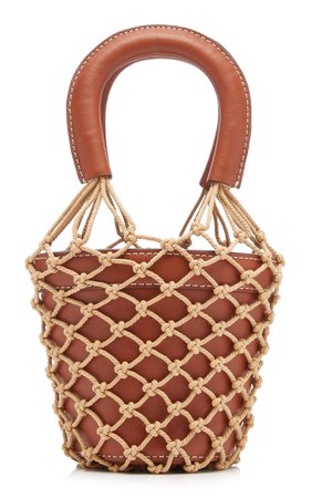 Moreau Mini Leather Bucket Bag by Staud | Moda Operandi