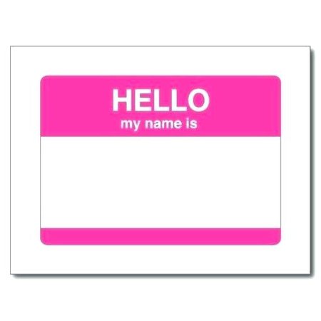 Fancy Tag Template Family Feud Name Tags New Awesome Templates Price