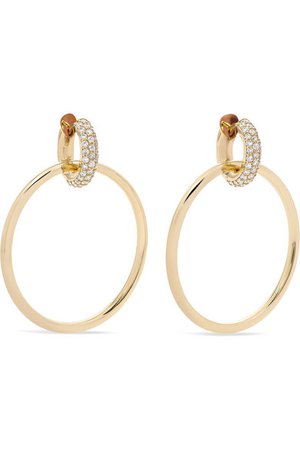 Spinelli Kilcollin | Casseus 18-karat gold diamond earrings | NET-A-PORTER.COM