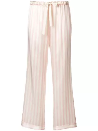 Morgan Lane Chantal Striped Pyjama Trousers - Farfetch
