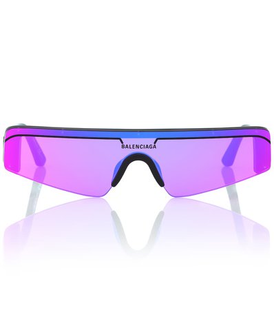 BALENCIAGA Ski rectangle sunglasses