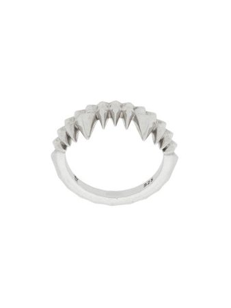 Kasun London Crocodile Bite Ring | Farfetch.com