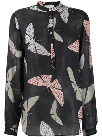 Forte Forte butterfly print shirt $370 - Shop AW19 Online - Fast Delivery, Price