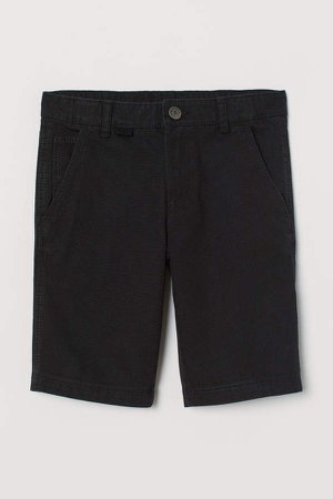 Cotton Shorts - Black