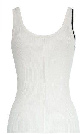 Peter Do Vin Ribbed-Knit Cashmere-Silk Tank