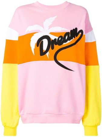 MSGM Dream embroidered sweatshirt $198 - Buy SS19 Online - Fast Global Delivery, Price