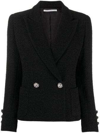 Alessandra Rich Fitted Double-Breasted Blazer Ss20 | Farfetch.com