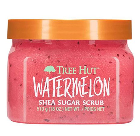 Tree Hut Watermelon Shea Sugar Scrub 18 Oz! Formulated With Watermelon, Certified Shea Butter And Collagen! Exfoliating Body Scrub That Leaves Skin Feeling Soft & Smooth! (Watermelon Scrub) : Beauty & Personal Care
