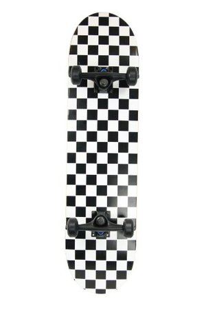Pro Skateboard Complete Deck Checker / Checkered Pattern 8" from SCSK8 at the sk8pros - all gear - no fear