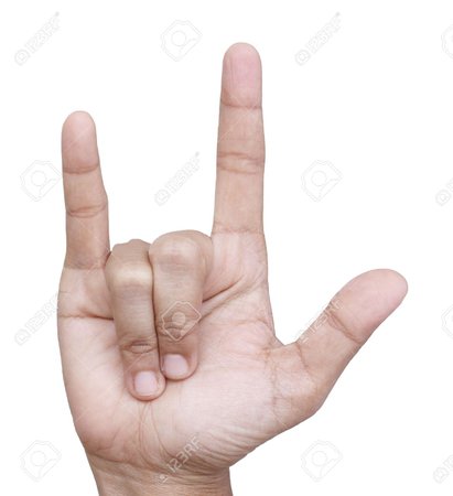 I love you and sign language