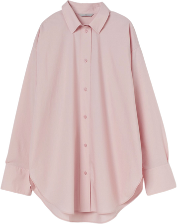 light pink shirt hm