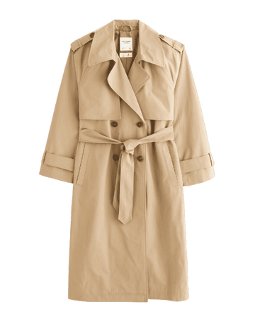A&F Elevated Trench Coat