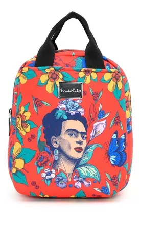 Mochila Mujer Frida Kahlo Original Inspiración Red Ins 11020 | Envío gratis