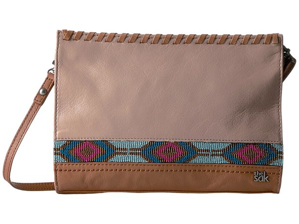 The Sak - Iris Demi Clutch (Mocha Beaded) Clutch Handbags