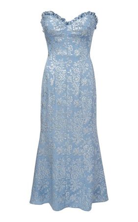 Odelina Brocade Midi Dress By Markarian | Moda Operandi