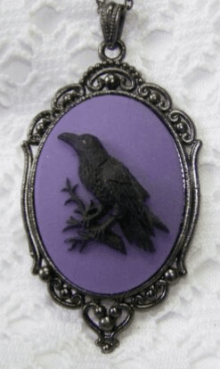Raven necklace