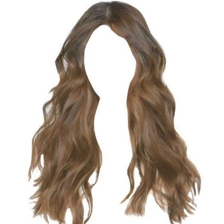 long brown wavy hair