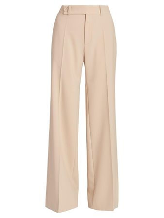 Shop Chloé Stretch Wool Trousers | Saks Fifth Avenue