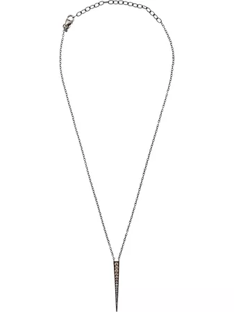 Jemma Sands Rhodium Finished Sterling Silver Diamond Necklace $1,635 - Shop SS19 Online - Fast Delivery, Price