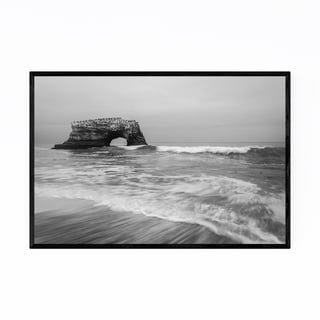 Shop Noir Gallery Black & White Santa Cruz CA Framed Art Print - Overstock - 27456952