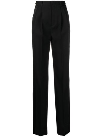 Saint Laurent high-waisted tailored trousers - FARFETCH