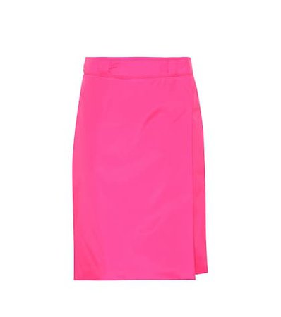 Wrap-front skirt
