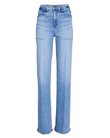 Veronica Beard Crosbie Wide-Leg Jeans | INTERMIX®