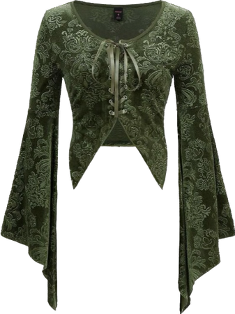 green tunic