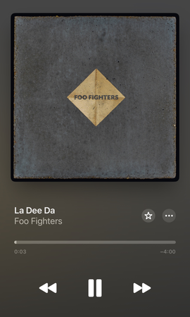 La Dee da foo fighters song