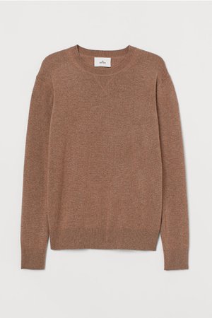 Cashmere jumper - Light brown - Men | H&M GB