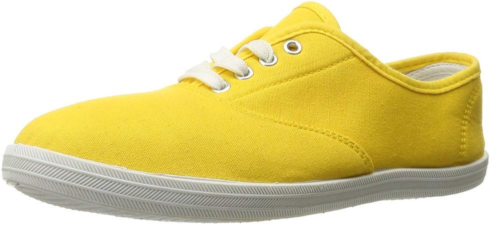 Amazon.com | Shoes 18 Womens Canvas Shoes Lace up Sneakers 18 Colors Available (5 B(M) US, Yellow 324) | Fashion Sneakers