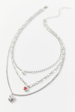 Marielle Heart Locket Layer Necklace | Urban Outfitters