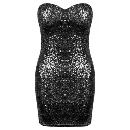 sparkly black dress polyvore - Google zoeken
