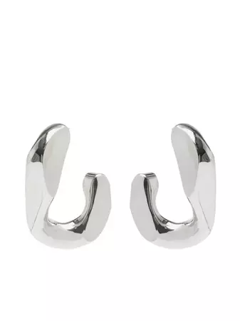 Alexander McQueen Chain Hoop Earrings - Farfetch