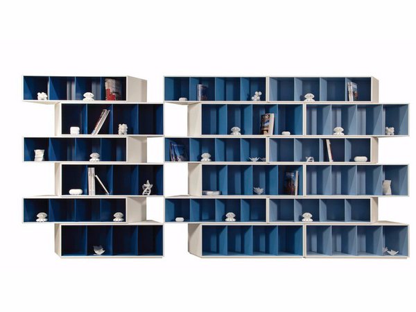Open sectional bookcase TRINTA By Roche Bobois design Fabrice Berrux