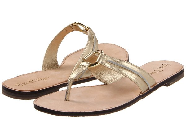 Lilly Pulitzer - McKim Sandal (Gold Metal) Women's Sandals